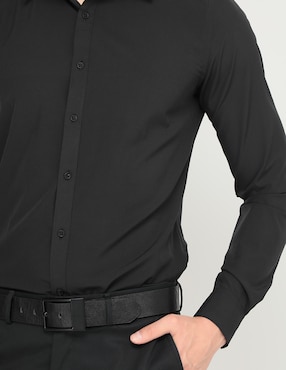 Camisa de vestir Elemento Uomo de manga larga para hombre