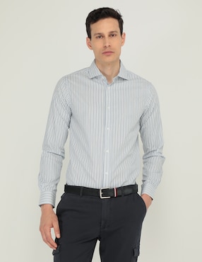 Camicia Ernesto Stockerpoint Uomo – Cotone, Bottoni Tradizionali, Vestibilità Comoda