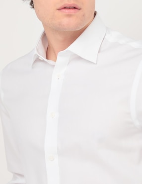Camisa de vestir Michael Kors de algodón manga larga para hombre