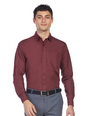 Camisa de vestir Vittorio Forti manga larga para hombre