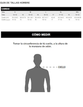 Camisa de vestir Vittorio Forti manga larga para hombre