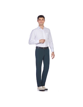 Camisa de vestir Vittorio Forti de algodón manga larga para hombre