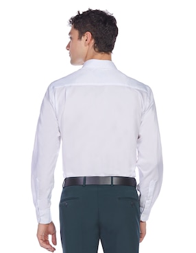 Camisa de vestir Vittorio Forti de algodón manga larga para hombre