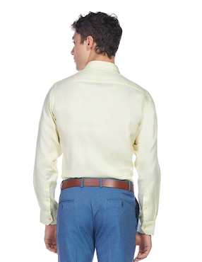 Camisa de vestir Vittorio Forti de algodón manga larga para hombre