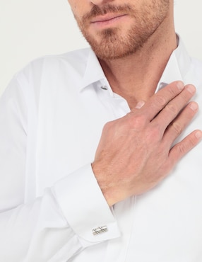Camisa de vestir Jbe manga larga para hombre