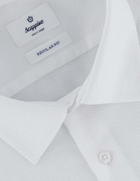 Camisa de vestir Scappino de algodón manga larga para hombre