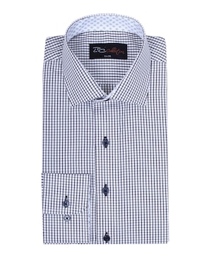 Camisa De Vestir L.P.C. De Manga Larga Para Hombre