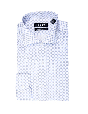 Camisa De Vestir DKNY Manga Larga Para Hombre