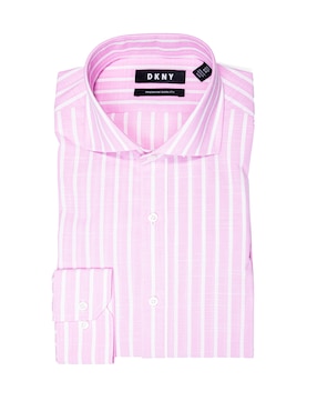 Camisa De Vestir DKNY Manga Larga Para Hombre