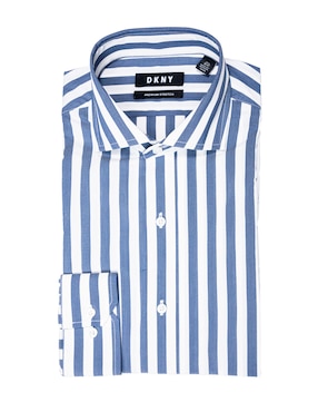 Camisa De Vestir DKNY Manga Larga Para Hombre