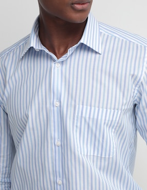 Camisa de vestir Scappino de algodón manga larga para hombre