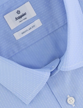 Camisa de vestir Scappino de algodón manga larga para hombre