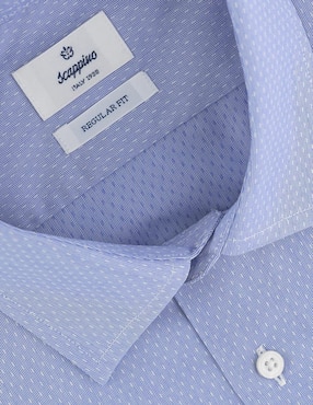 Camisa de vestir Scappino de algodón manga larga para hombre