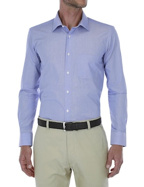 Camisa de vestir Scappino de algodón manga larga para hombre