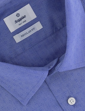 Camisa de vestir Scappino de algodón manga larga para hombre