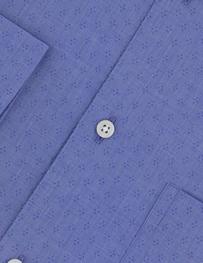Camisa de vestir Scappino de algodón manga larga para hombre