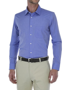 Camisa de vestir Scappino de algodón manga larga para hombre