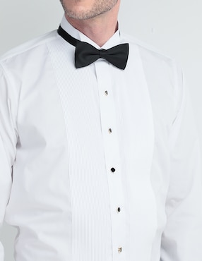 Camisa de vestir Manchester de algodón manga larga para hombre