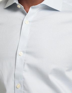 Camisa business casual Elemento Uomo de algodón manga larga para hombre