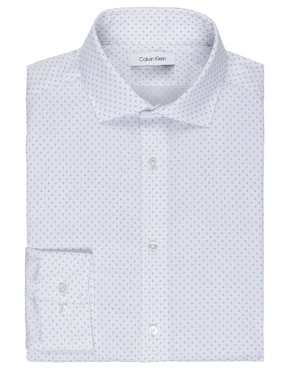 Camisa De Vestir Calvin Klein De Algodón Manga Larga Para Hombre