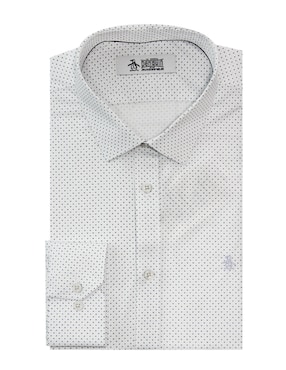 Camisa De Vestir Original Penguin De Bambú Manga Larga Para Hombre