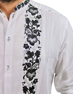 Guayabera manga larga Teya Artesanal para hombre