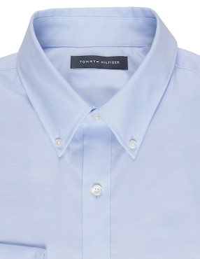 Camisa de vestir Tommy Hilfiger de algodón manga larga para hombre