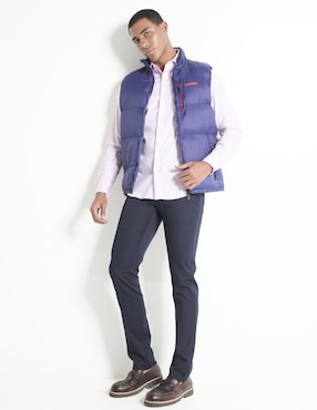 Camisa de vestir Tommy Hilfiger de algodón manga larga para hombre