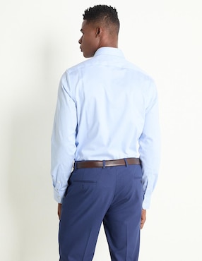 Camisa de vestir Tommy Hilfiger de algodón manga larga para hombre