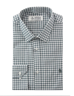 Camisa De Vestir Original Penguin De Algodón Manga Larga Para Hombre