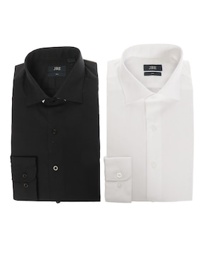 Camisa de vestir JBE de manga larga para hombre