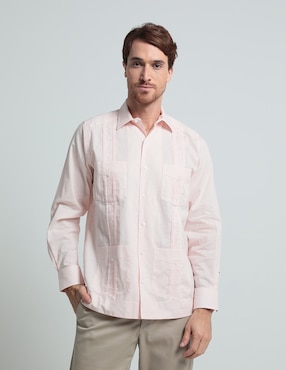 Guayabera Manga Larga Manchester Para Hombre