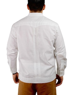 Guayabera manga larga Teya Artesanal para hombre