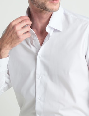 Camisa de vestir Regent Street de algodón manga larga para hombre
