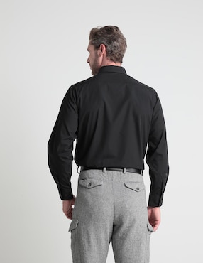 Camisa de vestir Regent Street de algodón manga larga para hombre