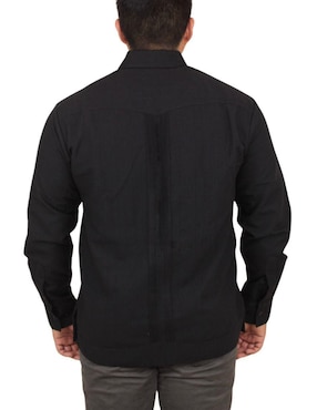Guayabera manga larga Teya Artesanal para hombre