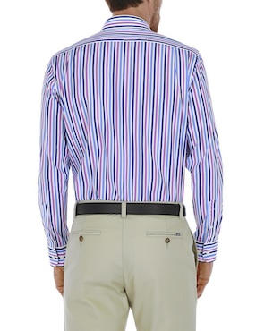 Camisa de vestir Scappino de algodón manga larga para hombre