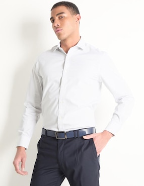 Camisa De Vestir Tommy Hilfiger De Algodón Manga Larga Para Hombre