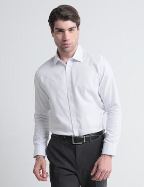 Camisa De Vestir Perry Ellis Manga Larga Para Hombre