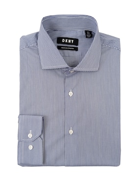 Camisa De Vestir DKNY C Manga Larga Para Hombre