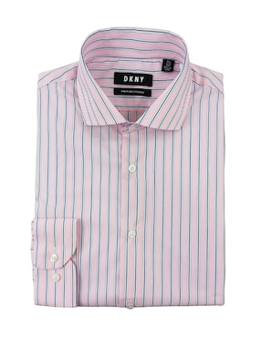 Camisa De Vestir DKNY C Manga Larga Para Hombre