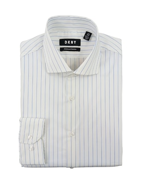 Camisa De Vestir DKNY C Manga Larga Para Hombre