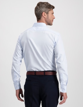 Camisa de vestir Calderoni de algodón manga larga para hombre