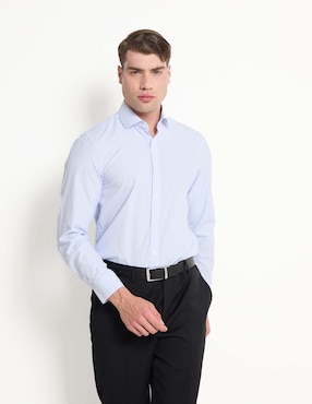 Camisa De Vestir Kenneth Cole Reaction De Algodón Manga Larga Para Hombre