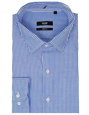 Camisa Formal Nautica De Algodón Manga Larga Para Hombre