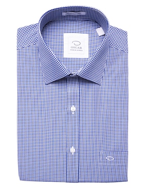 Camisa Casual Oscar De La Renta Manga Larga Para Hombre