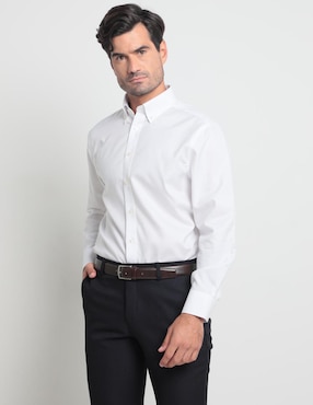 Camisa De Vestir Charles Tyrwhitt De Algodón Manga Larga Para Hombre