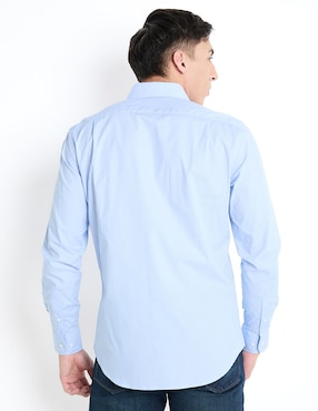 Camisa de vestir Scappino de algodón manga larga para hombre