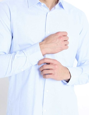 Camisa de vestir Scappino de algodón manga larga para hombre