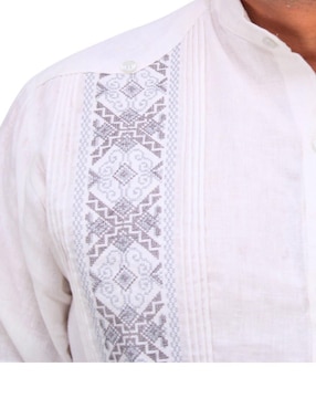 Guayabera manga larga Teya Artesanal para hombre